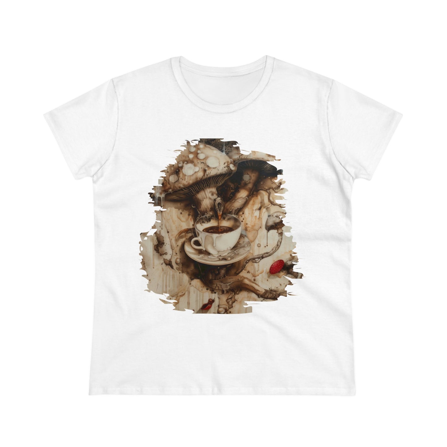 Organic Coffee - Women's Midweight Cotton Tee