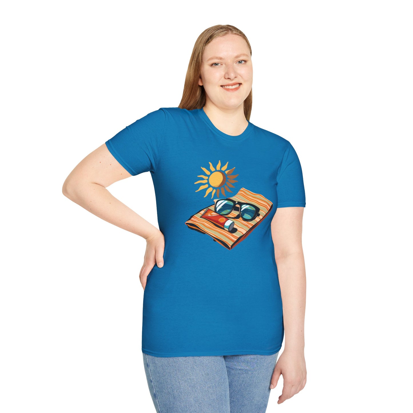 Beach Time! - Unisex Softstyle T-Shirt