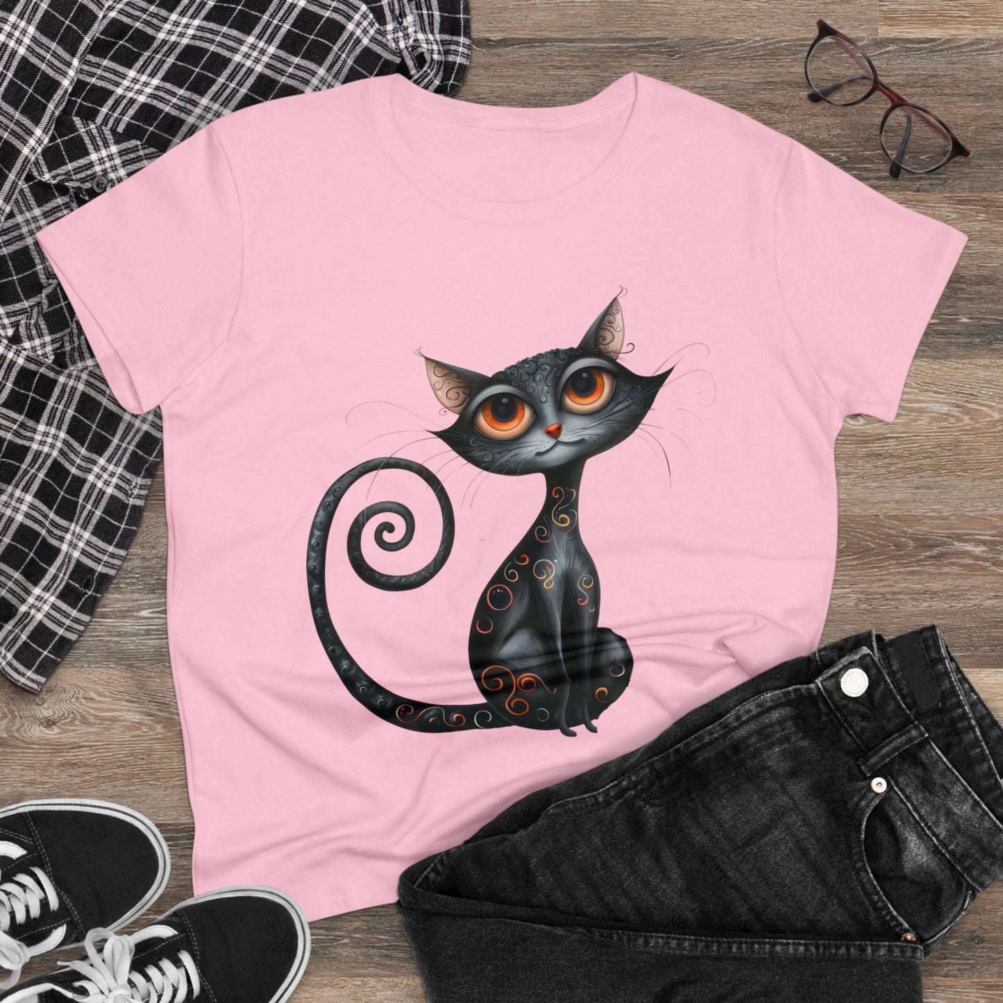 Pretty Kitty - Women's Midweight Cotton Tee