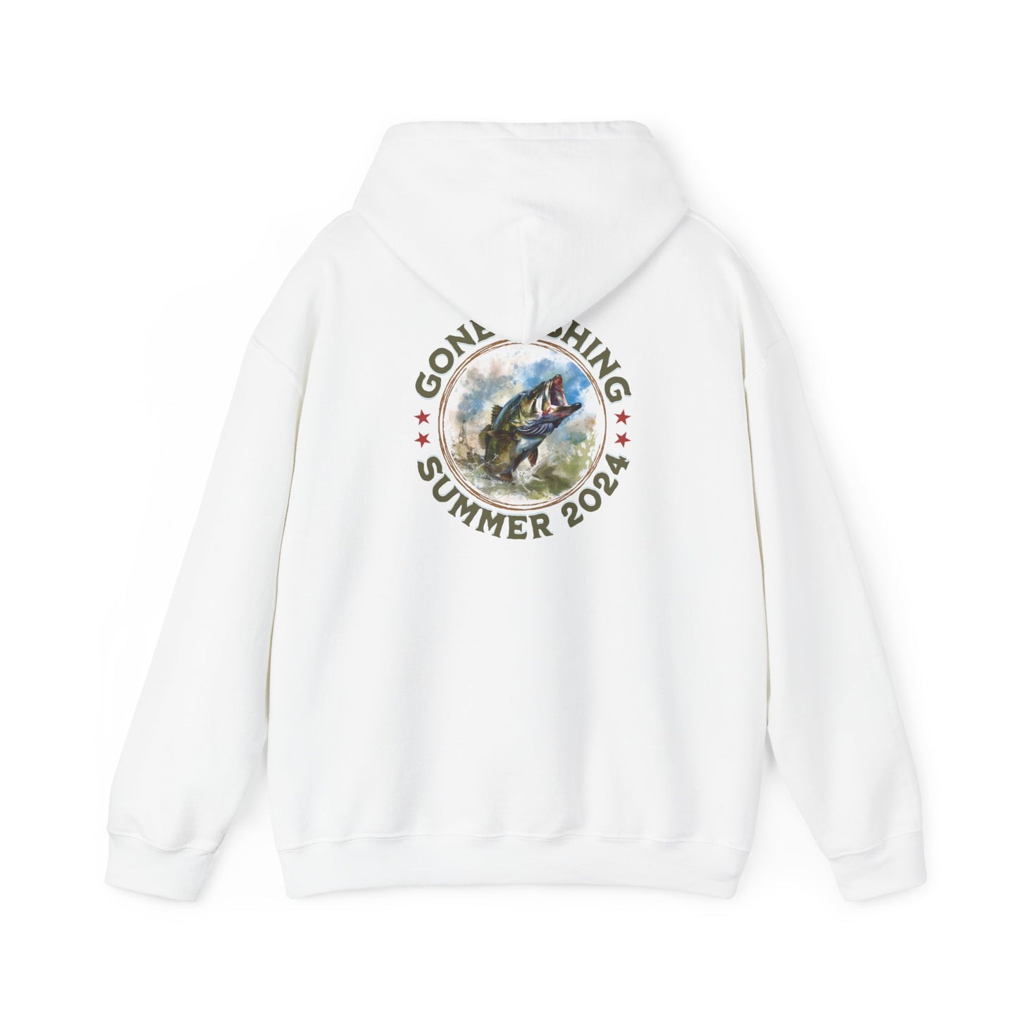 Gone Fishing - Unisex Heavy Blend™ Hooded Sweatshirt