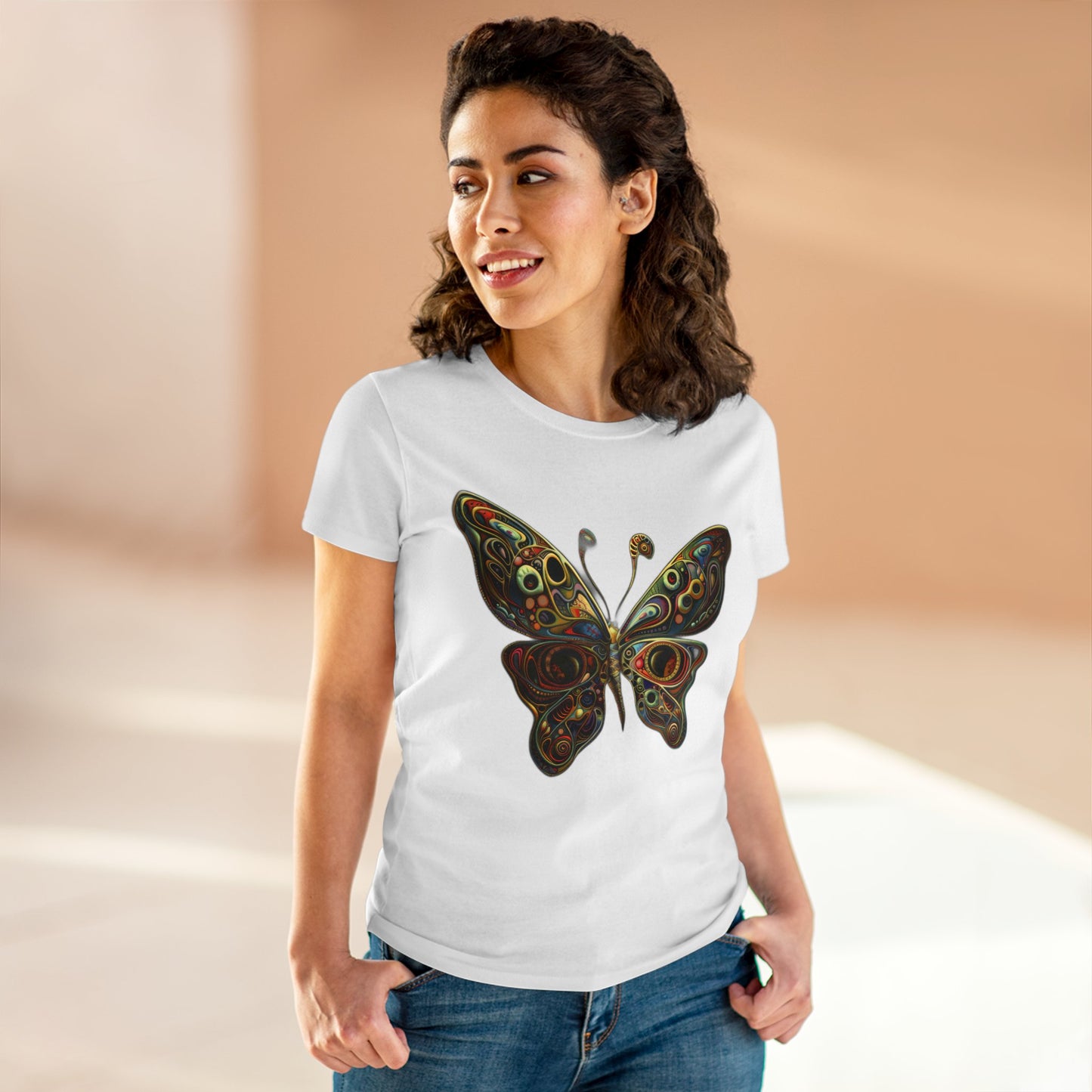 Butterfly - Women's Midweight Cotton Tee