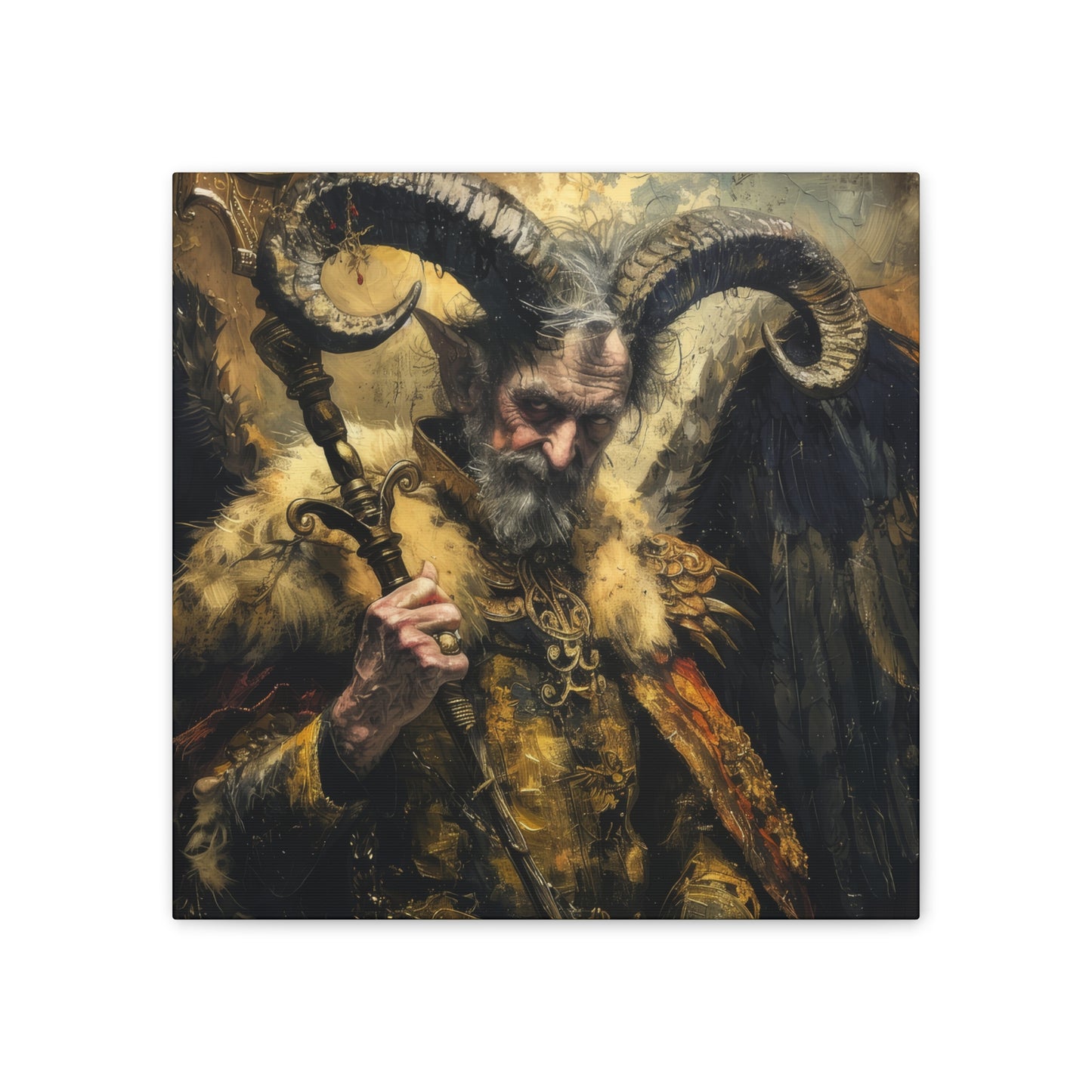 Angel or Devil - Canvas Stretched, 0.75"