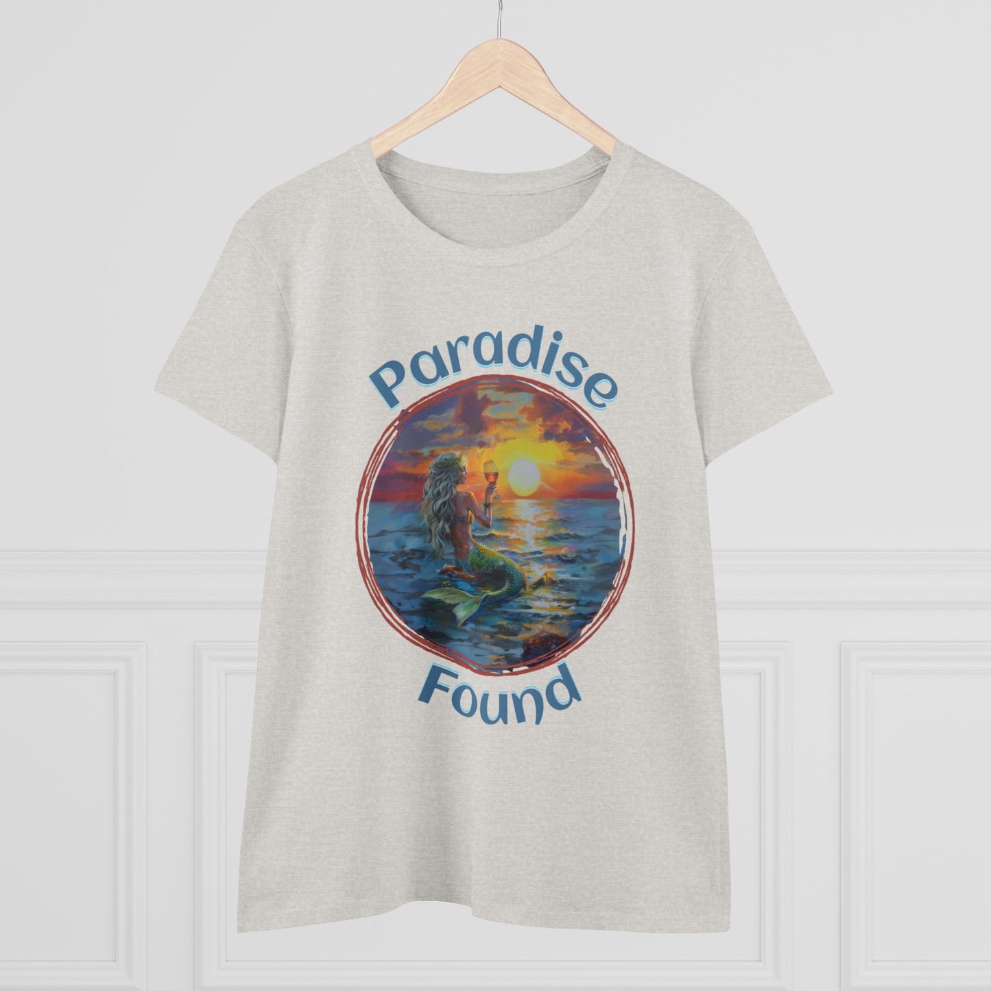 Paradise Found - Women's Midweight Cotton Tee