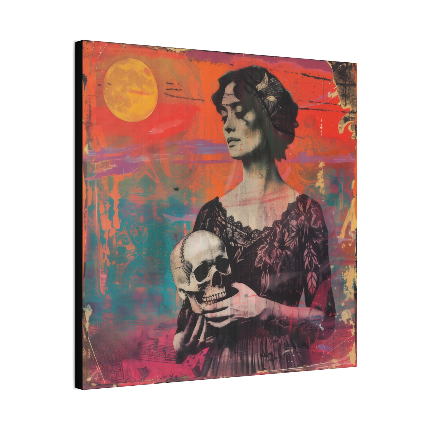 Her Skull - Canvas Stretched, 0.75"