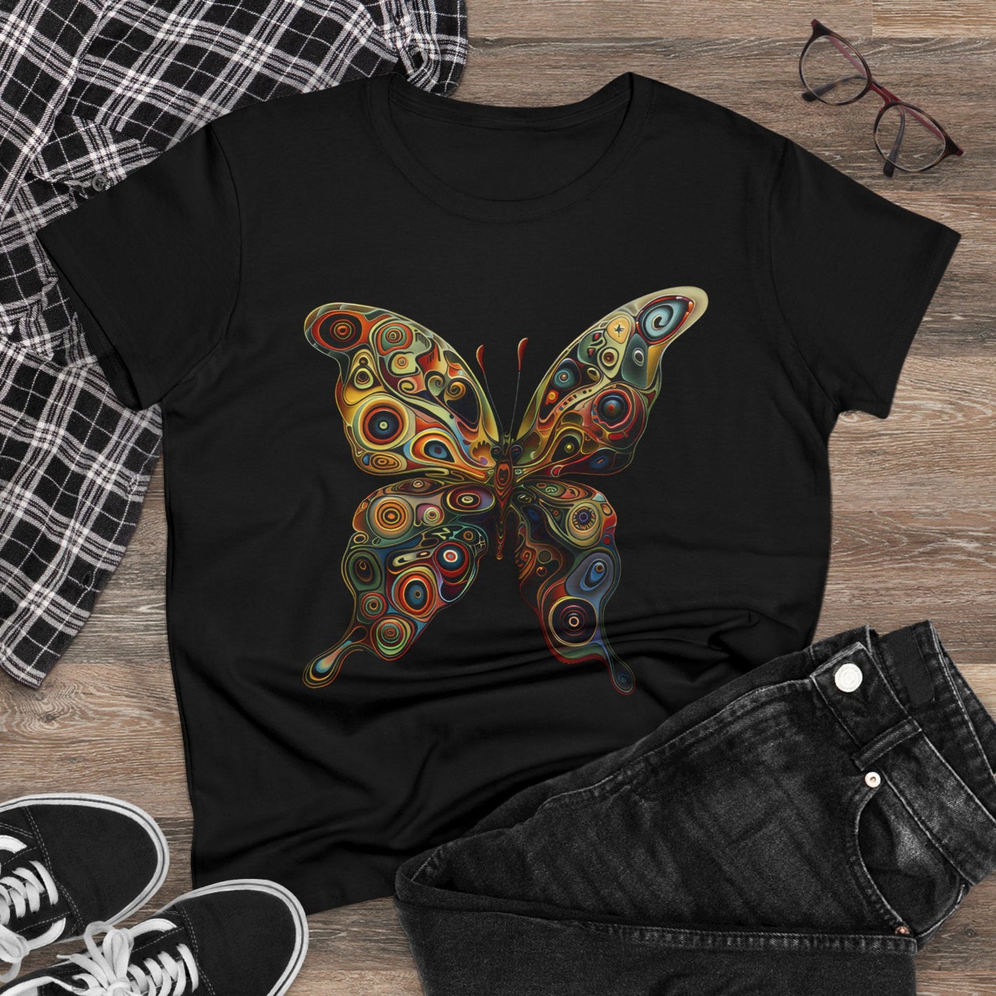 Butterfly - Women's Midweight Cotton Tee