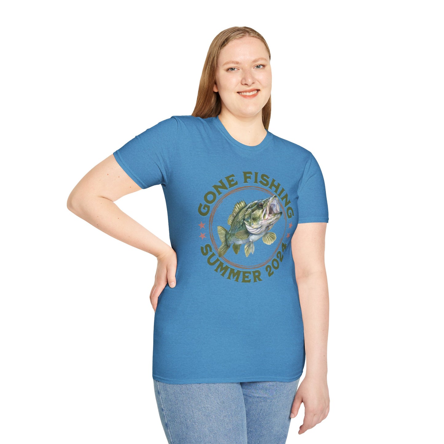 Gone Fishing - Unisex Softstyle T-Shirt