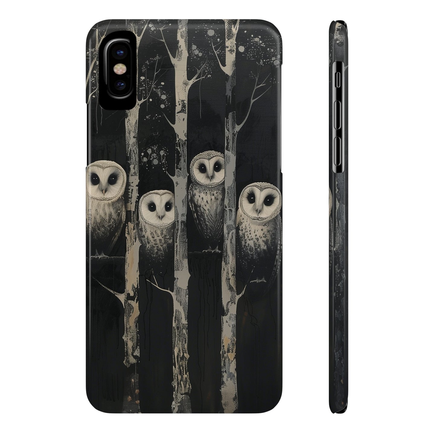 Owls at Night Phone Case