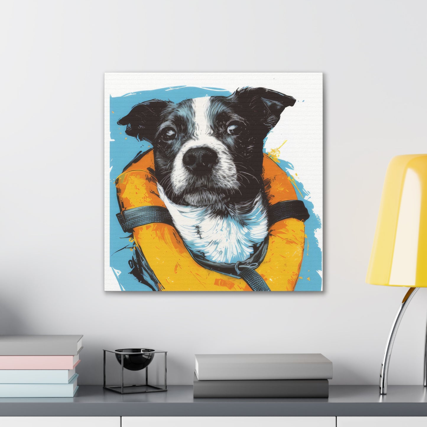 Water Dog - Canvas Stretched, 0.75"