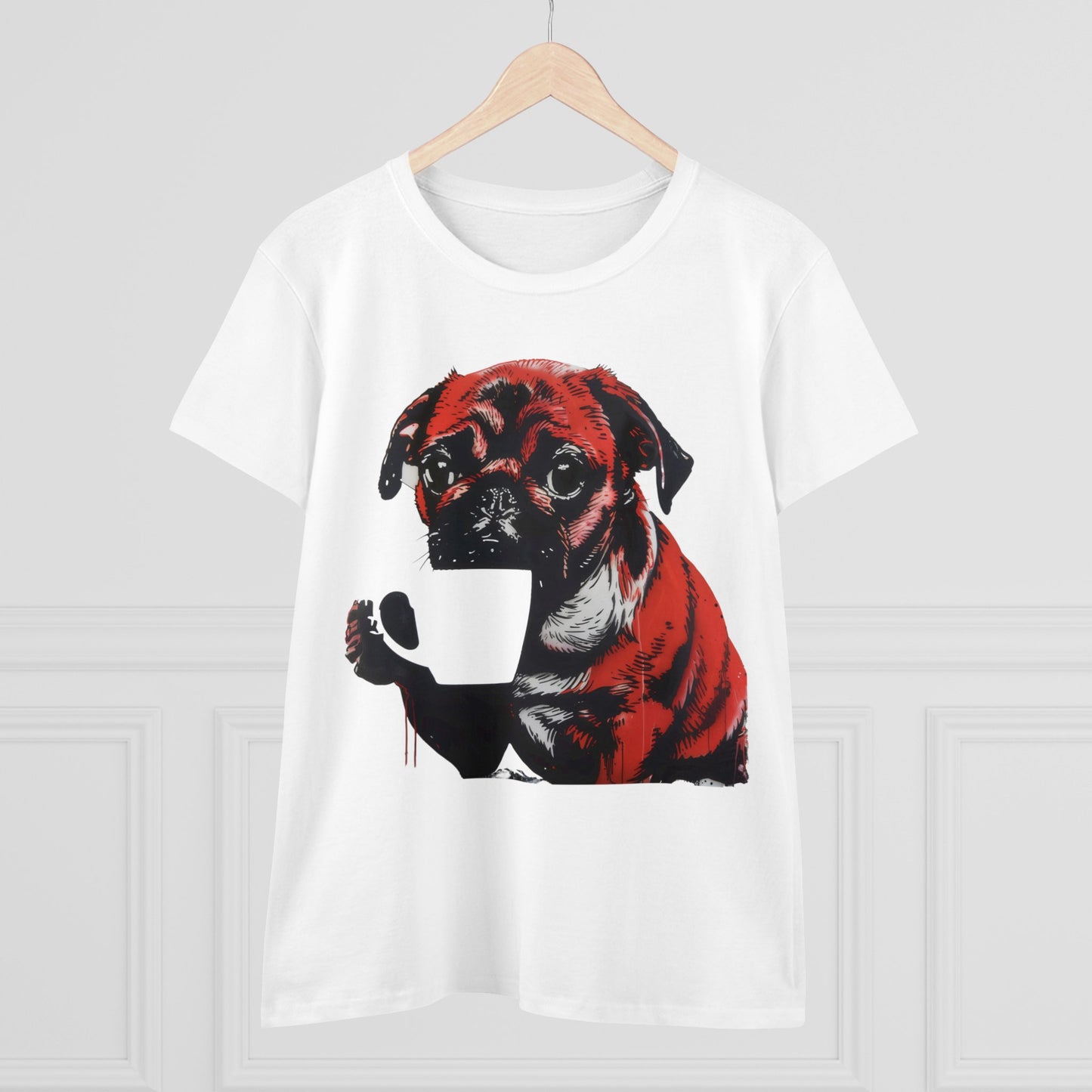 Coffee Dog - Fantasy - Women's Midweight Cotton Tee