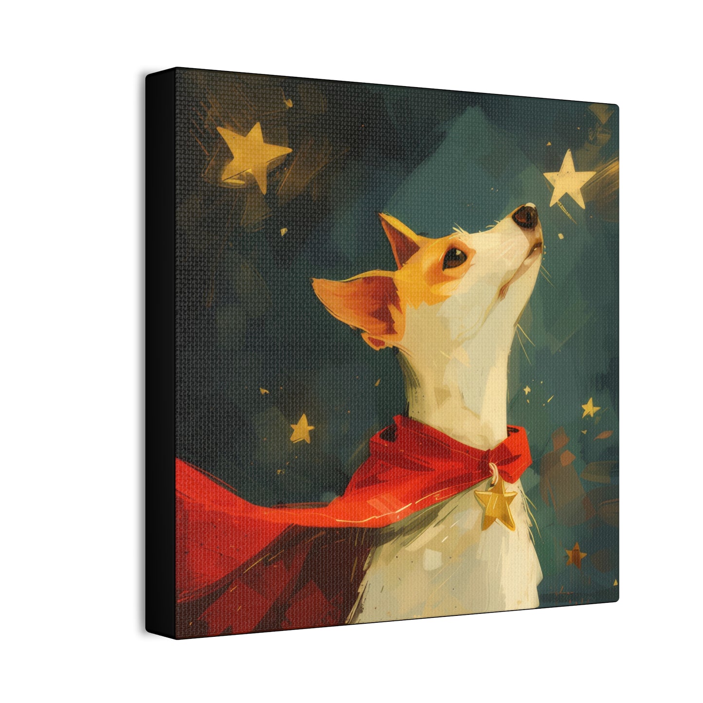 Star Dog Hero - Canvas Stretched, 0.75"