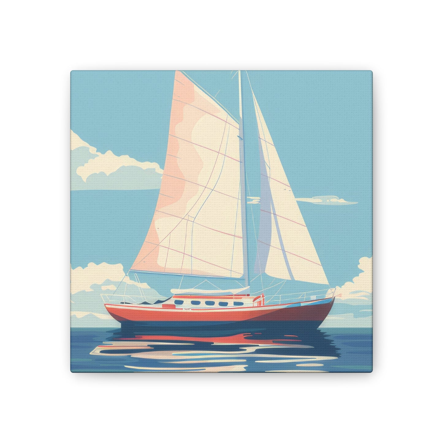 Sailing - Canvas Stretched, 0.75"