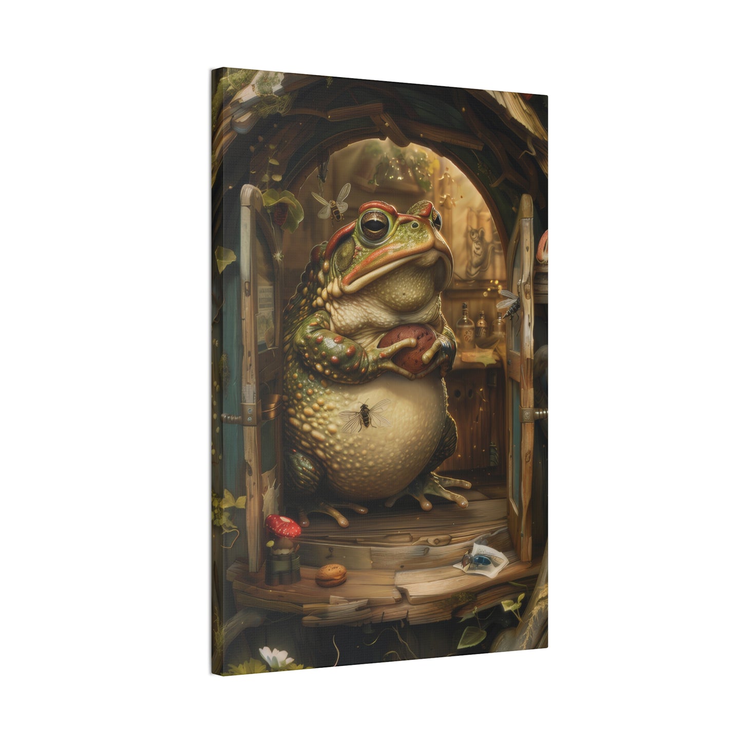 Frog's House - Canvas Stretched, 0.75"