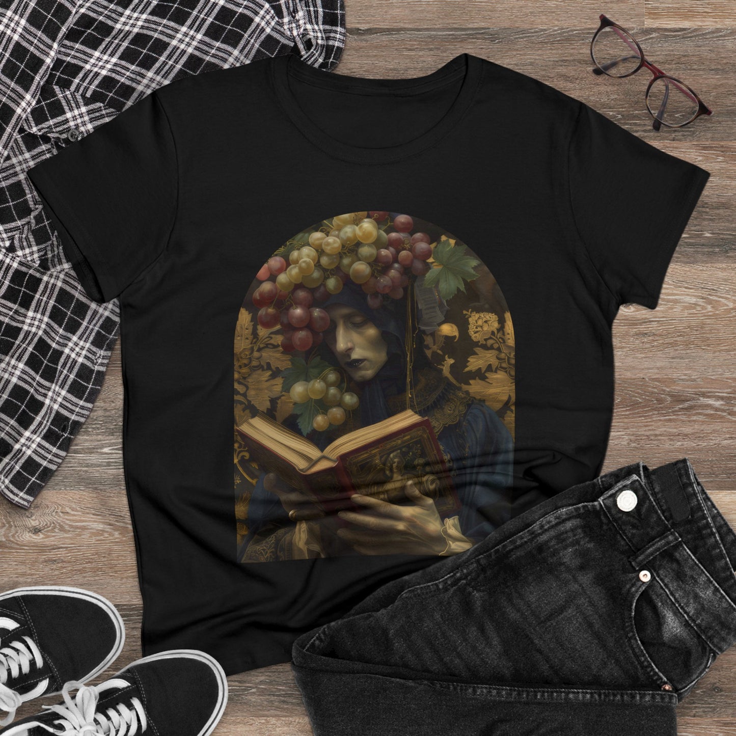 Solemn Reading - Fantasy - Women's Midweight Cotton Tee