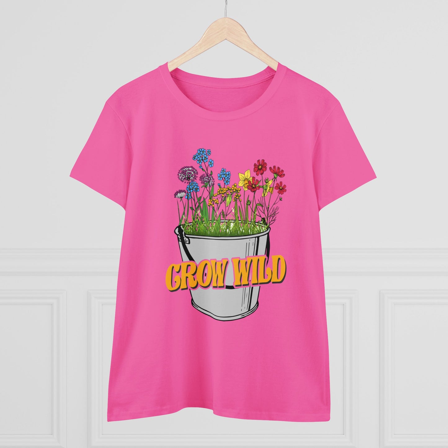 Grow Wild - Gardening - Women's Midweight Cotton Tee