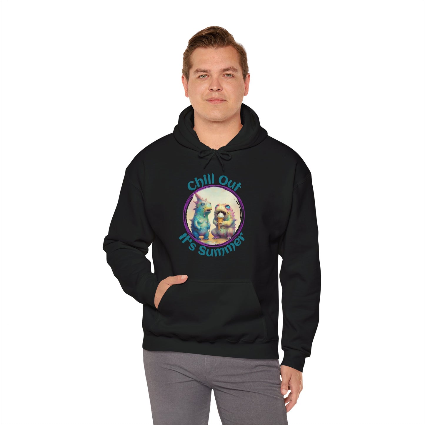 Chill Out, It's Summer - Unisex Heavy Blend™ Hooded Sweatshirt