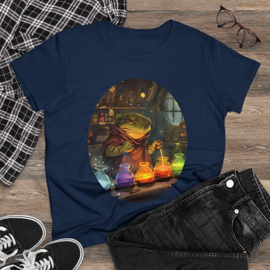 The Alchemist Toad - Fantasy - Women's Midweight Cotton Tee