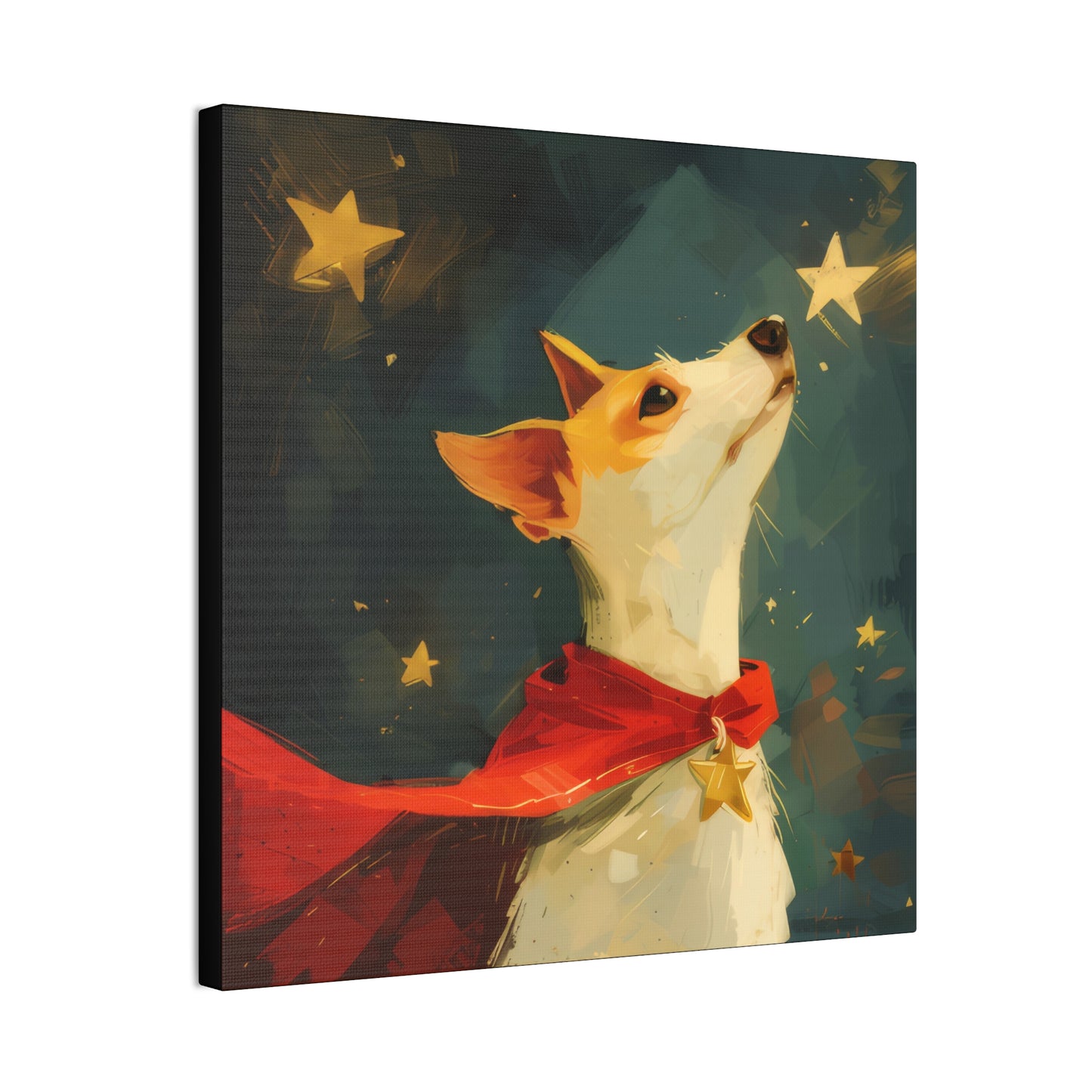 Star Dog Hero - Canvas Stretched, 0.75"