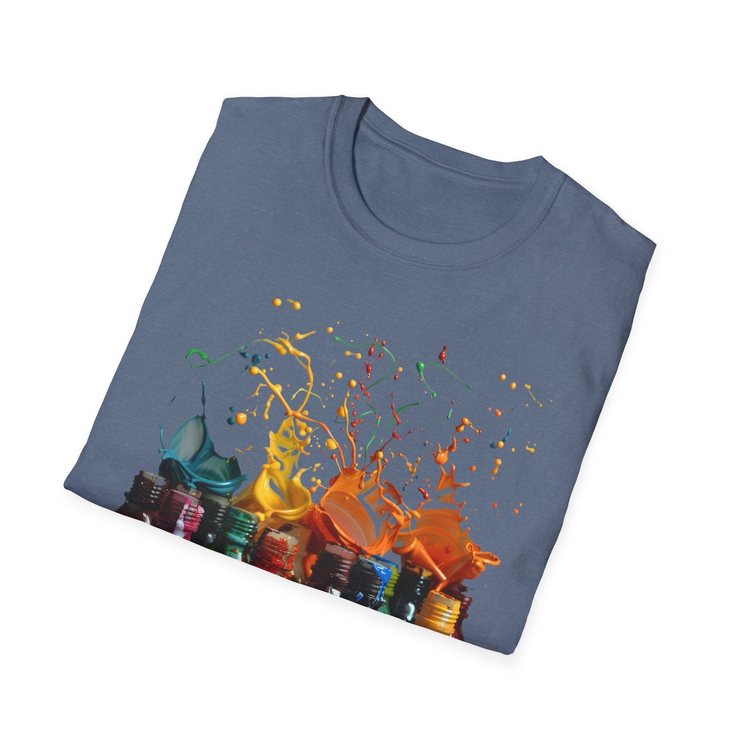 Paint Spill - Unisex Softstyle T-Shirt