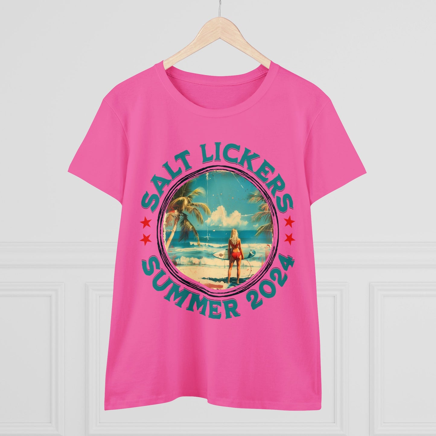 Surfing - Women's Midweight Cotton Tee