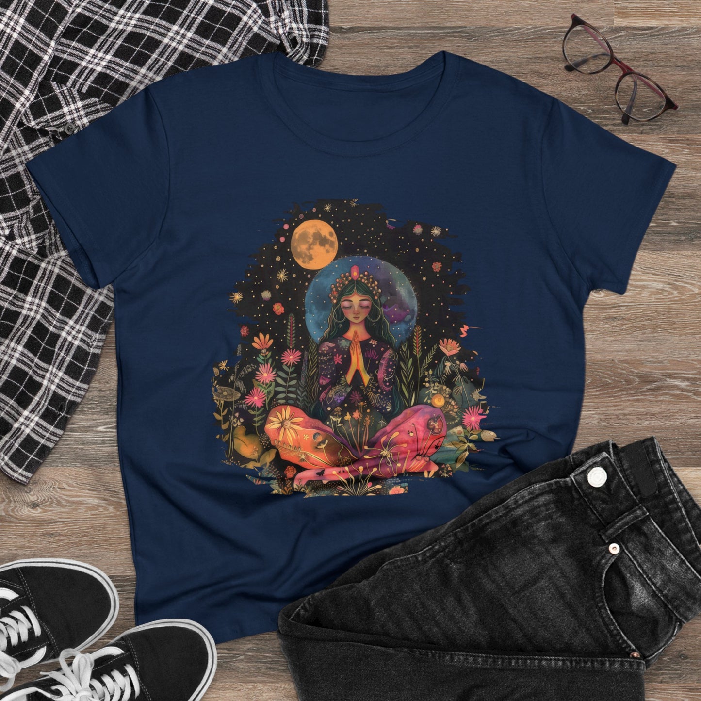 Meditation - Women's Midweight Cotton Tee