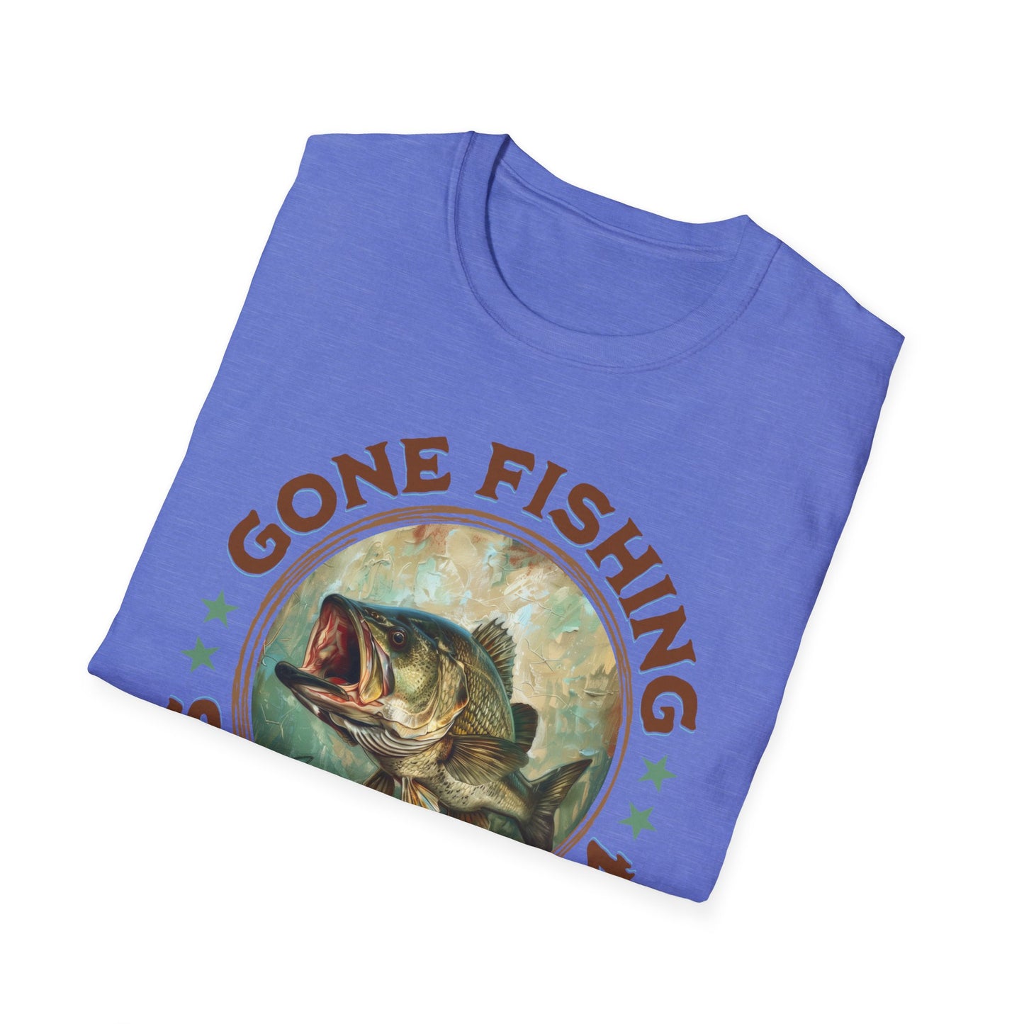 Gone Fishing - Unisex Softstyle T-Shirt