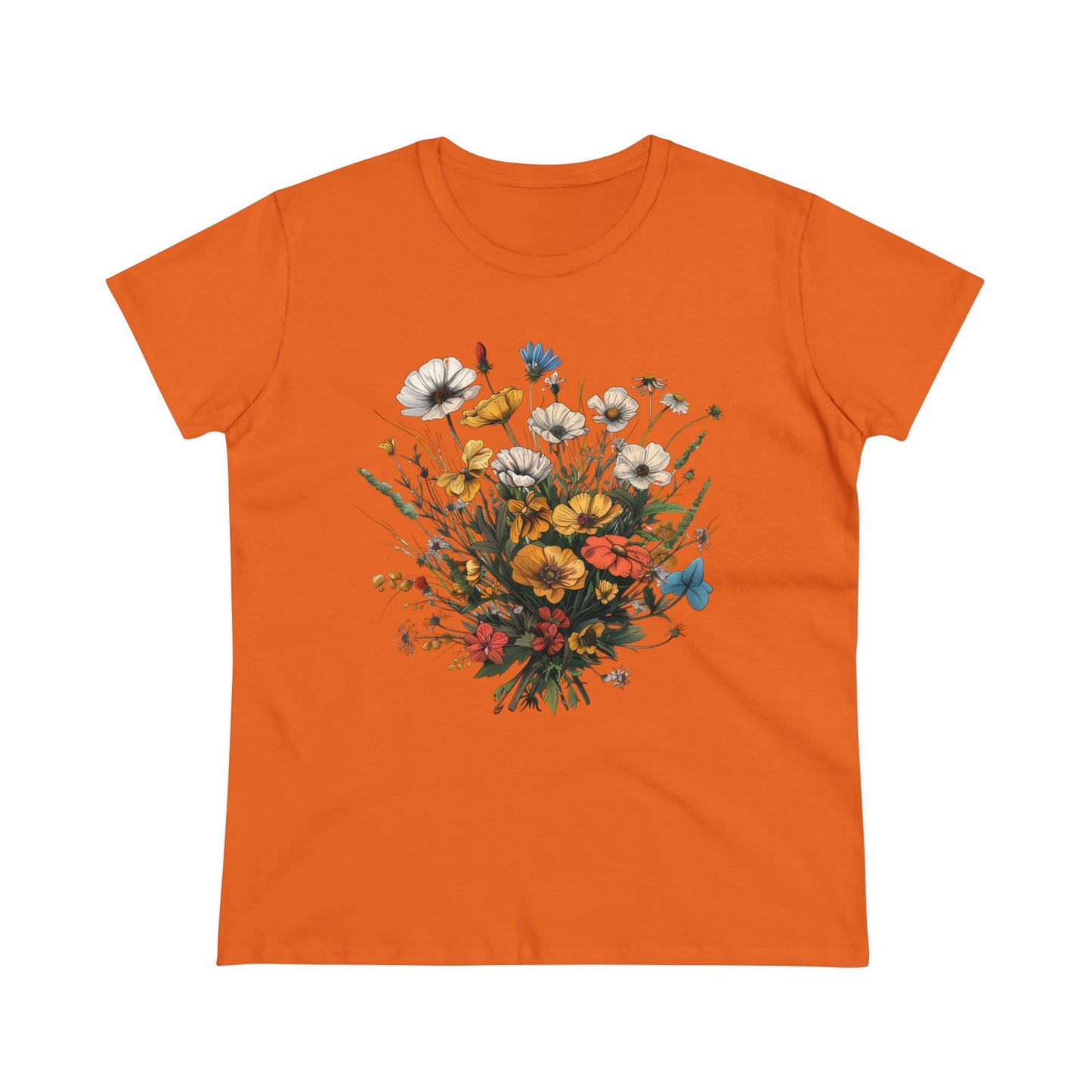 Wildflowers - Women's Midweight Cotton Tee