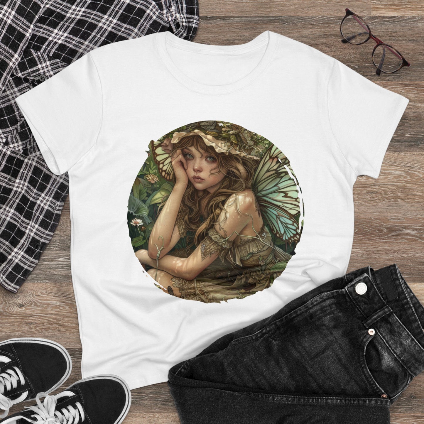 Fairy - Fantasy - Women's Midweight Cotton Tee