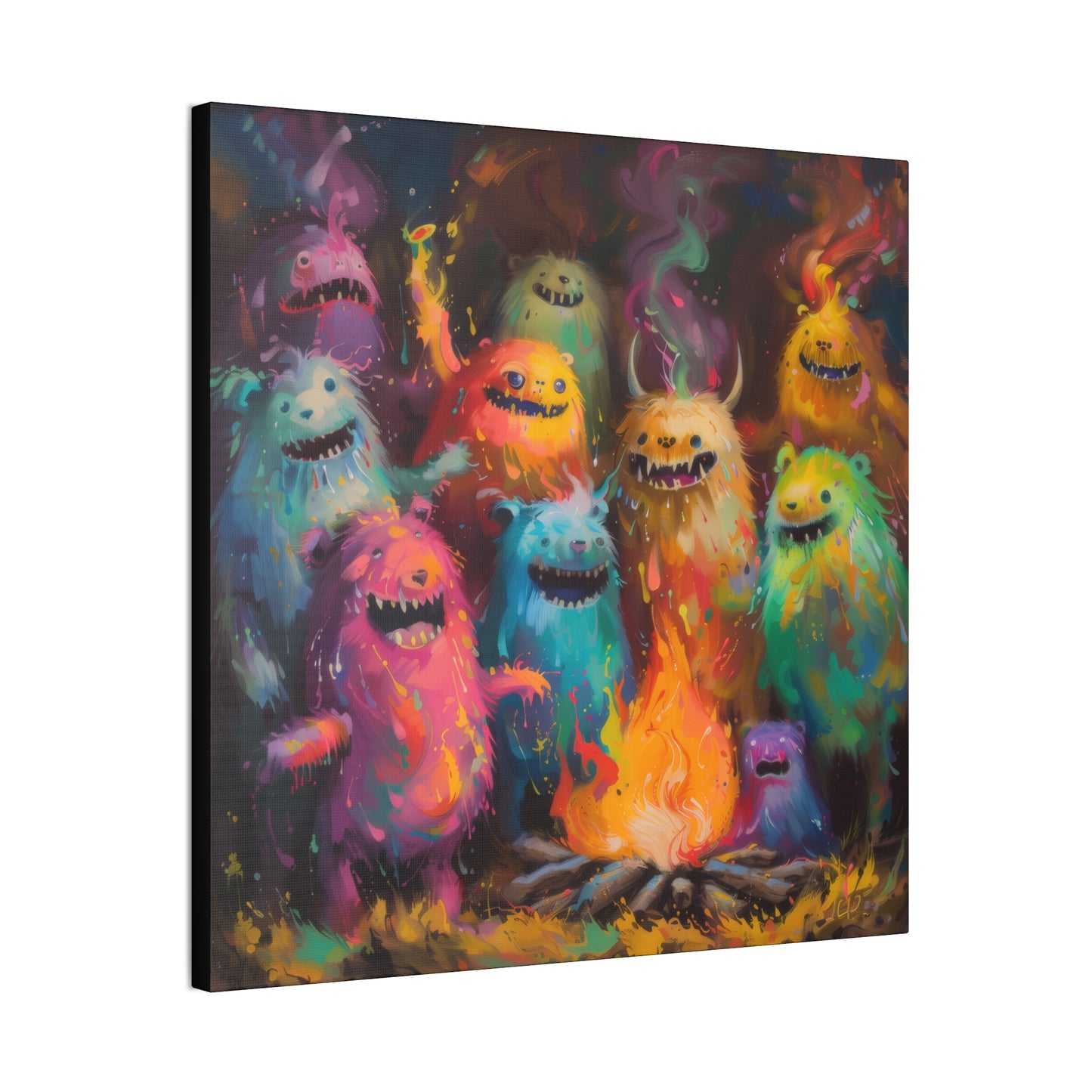 Monsters - Canvas Stretched, 0.75"