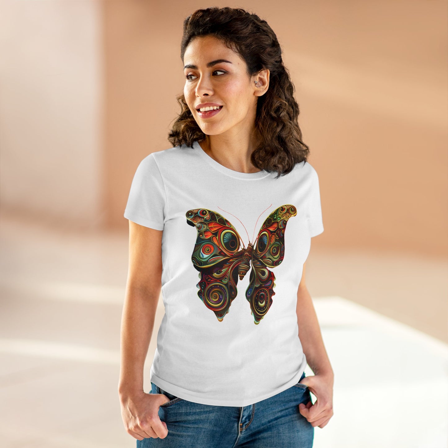 Butterfly - Women's Midweight Cotton Tee