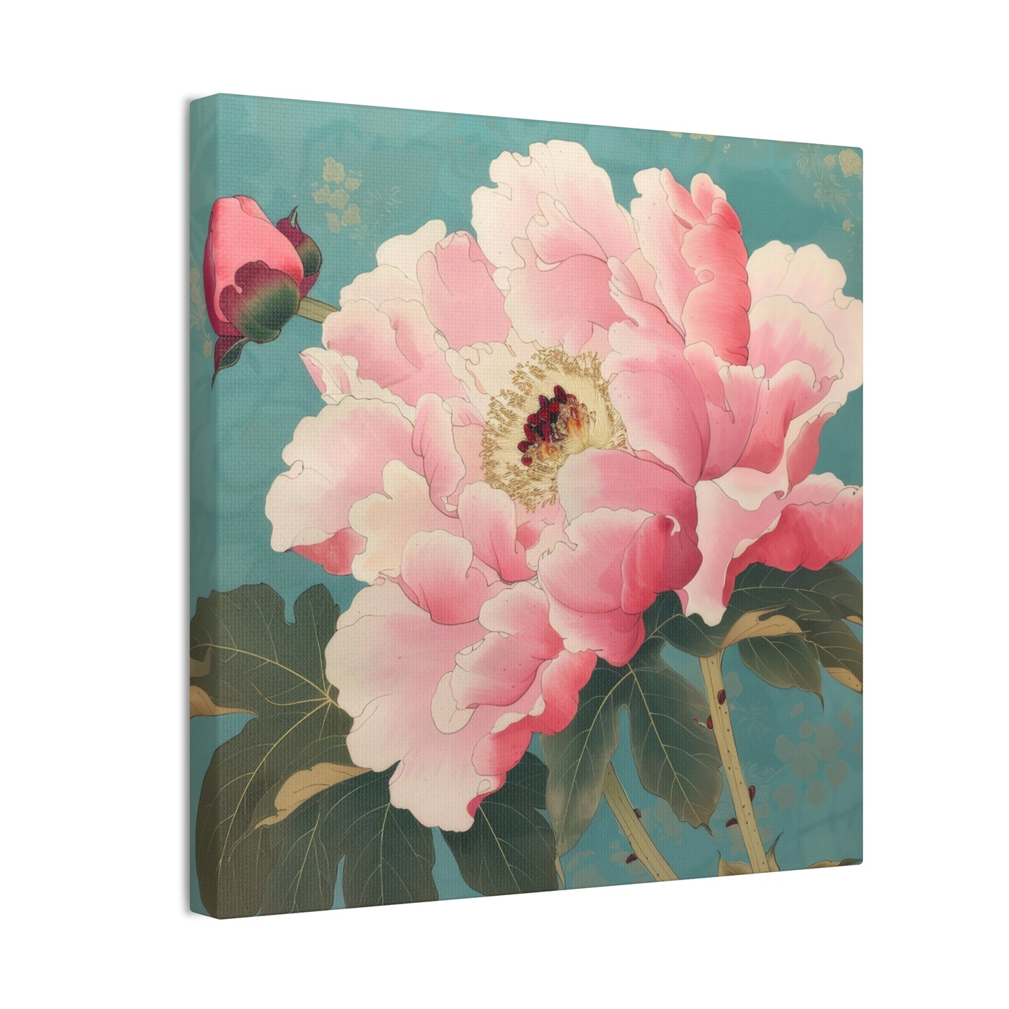 Peony - Canvas Stretched, 0.75"