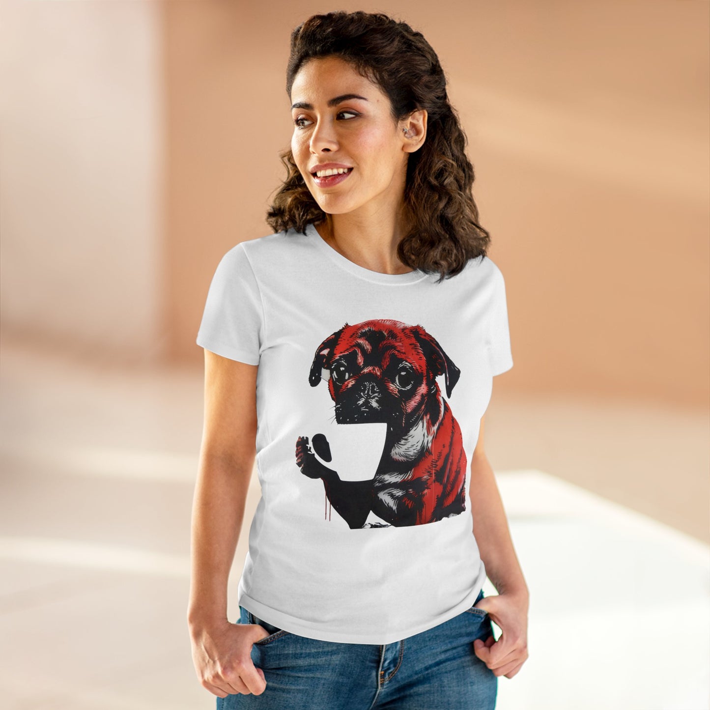 Coffee Dog - Fantasy - Women's Midweight Cotton Tee