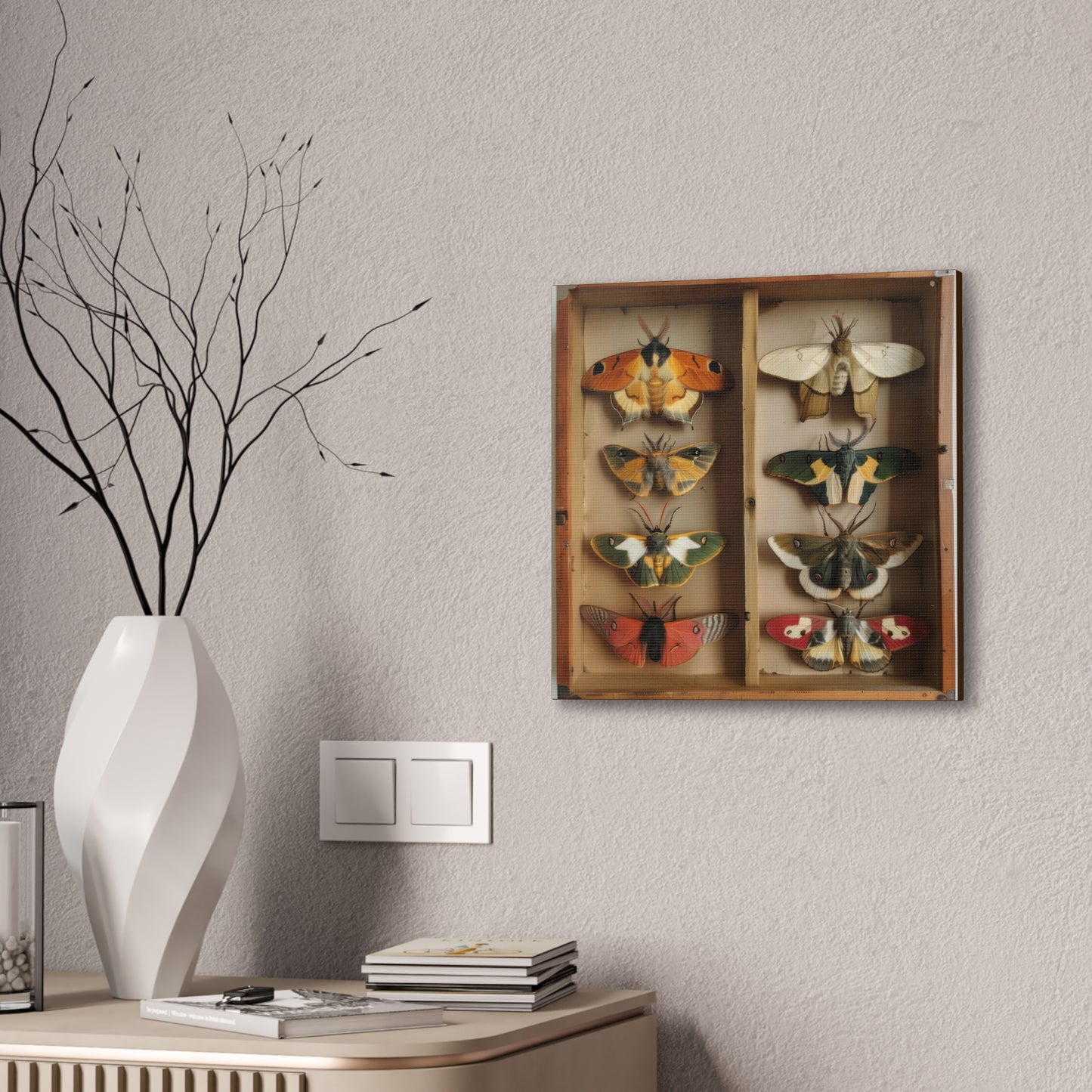 Moth Collection - Canvas Stretched, 0.75"