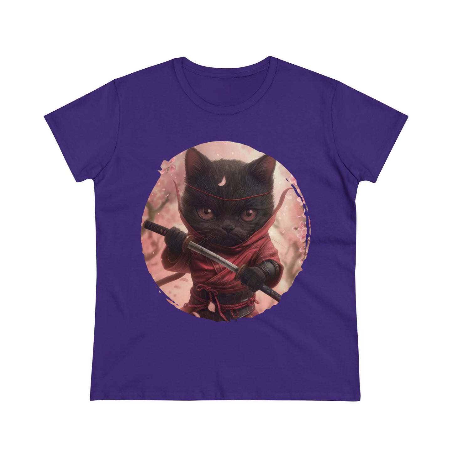 Ninja Kitty - Women's Midweight Cotton Tee