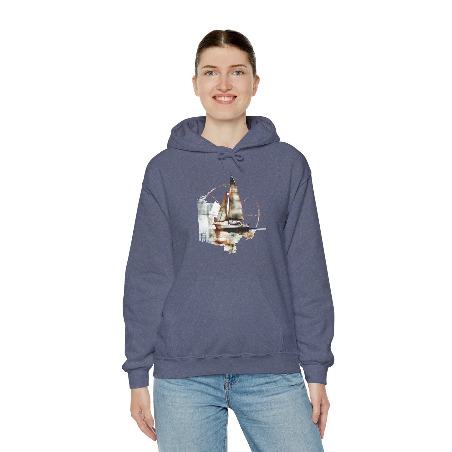 Sailing - Unisex Heavy Blend™ Hooded Sweatshirt