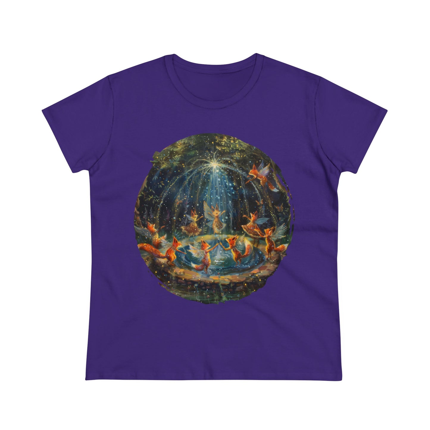 Fairy Celebration - Fantasy - Women's Midweight Cotton Tee