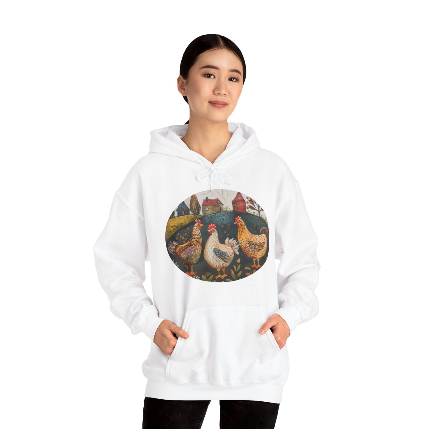 Chickens - Unisex Heavy Blend™ Hooded Sweatshirt