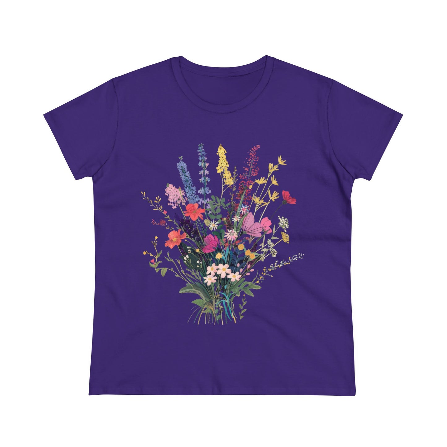 Wildflowers - Women's Midweight Cotton Tee