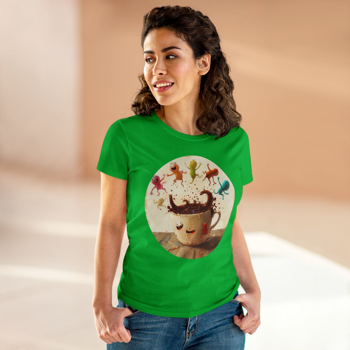 Coffee Critters - Women's Midweight Cotton Tee