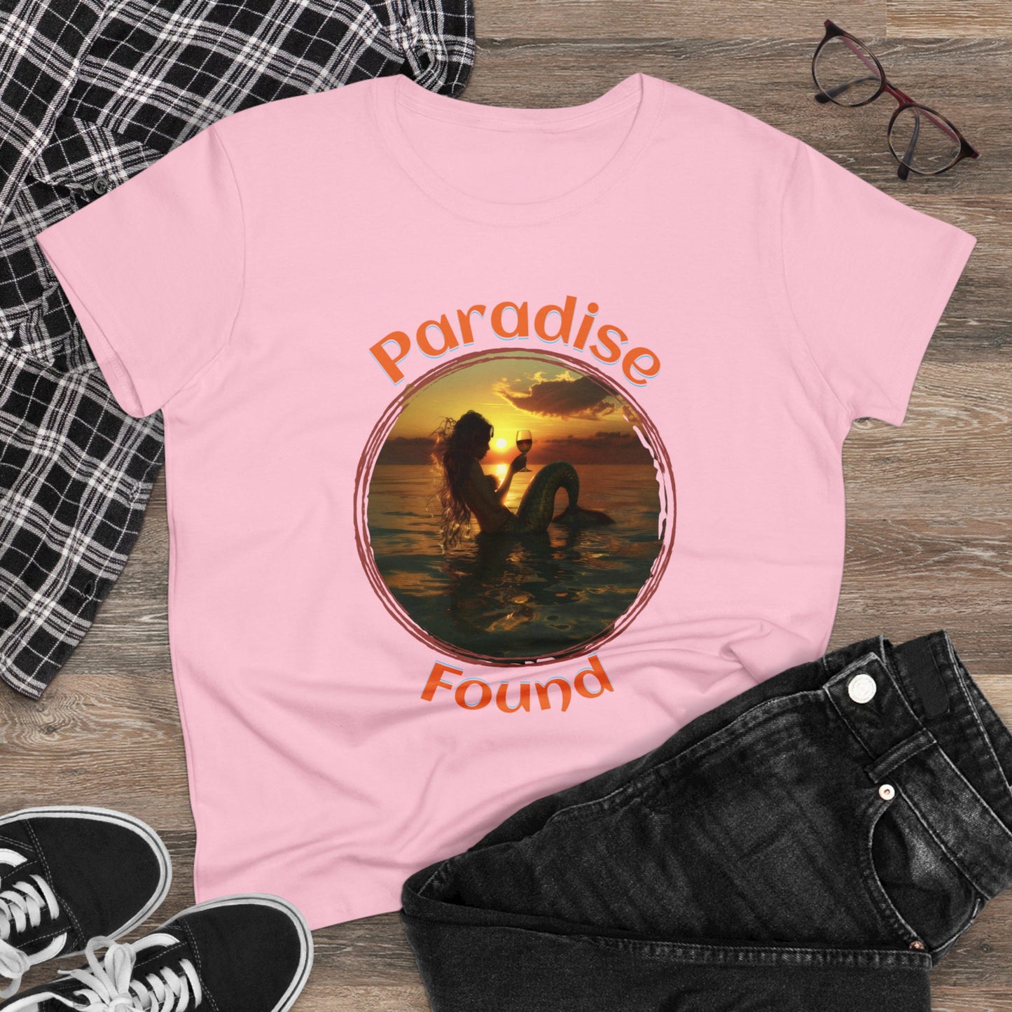 Paradise Found - Women's Midweight Cotton Tee