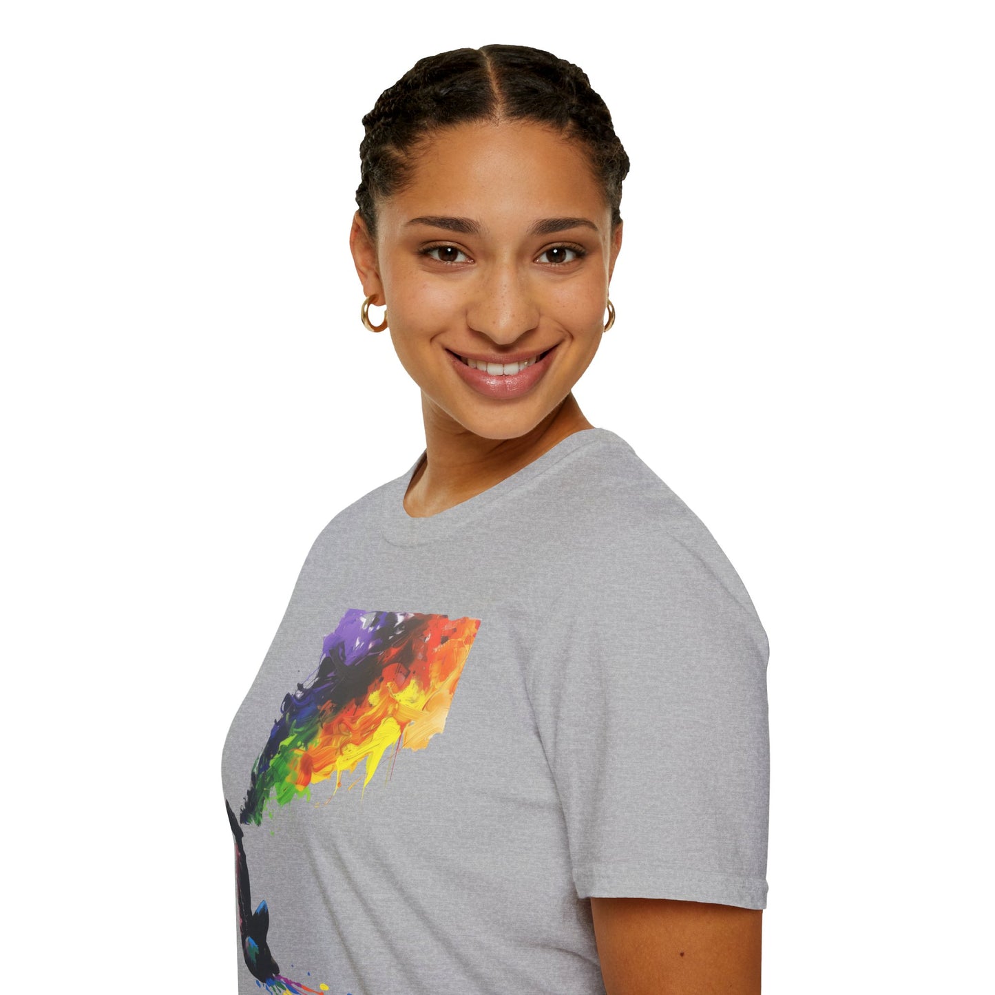 Rainbow Breath - Unisex Softstyle T-Shirt