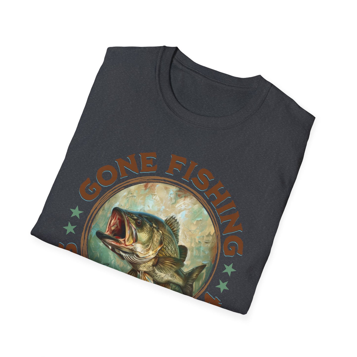 Gone Fishing - Unisex Softstyle T-Shirt