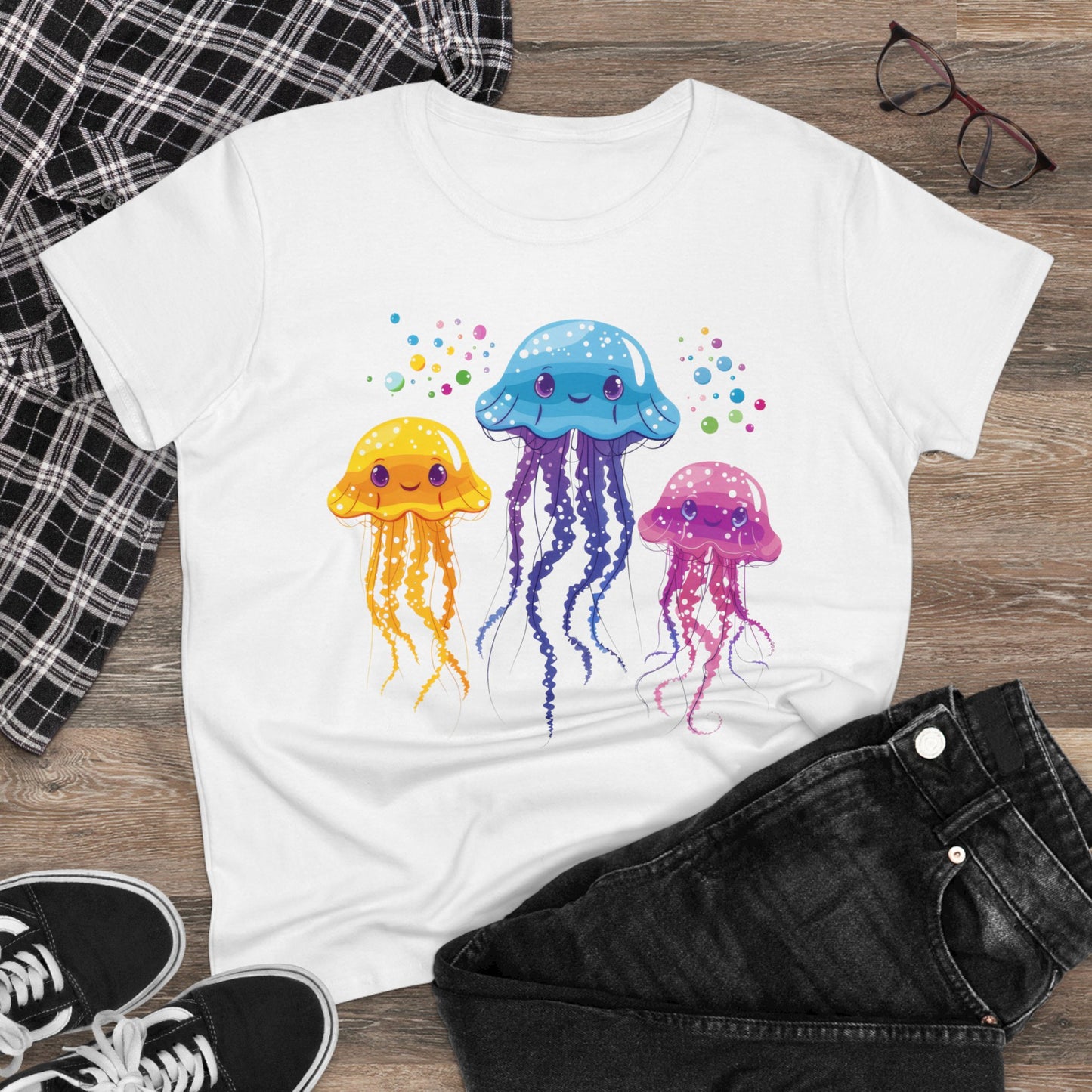 Jellyfish - Women's Midweight Cotton Tee