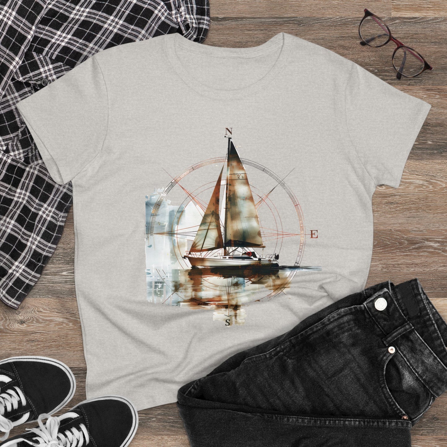 Sailing - Women's Midweight Cotton Tee