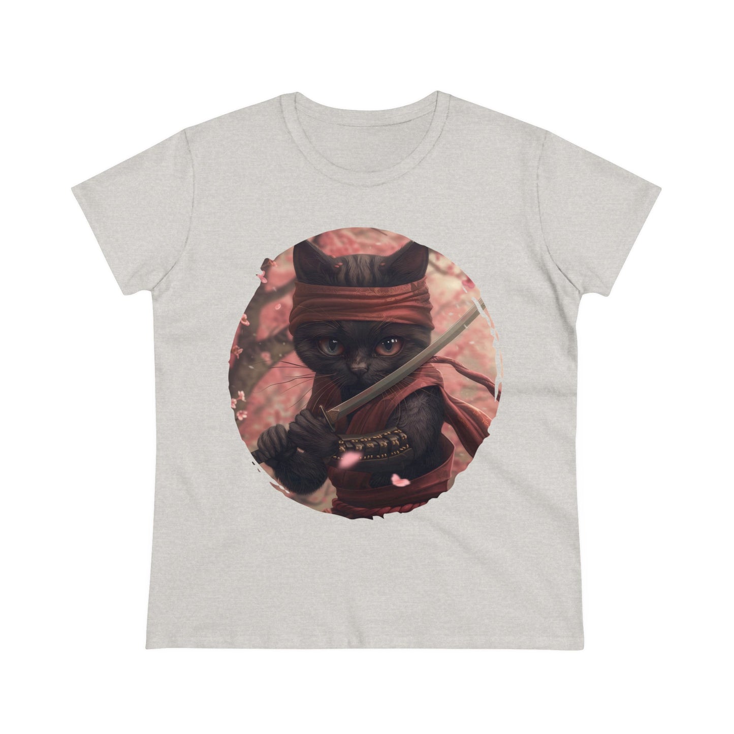 Ninja Kitty - Women's Midweight Cotton Tee