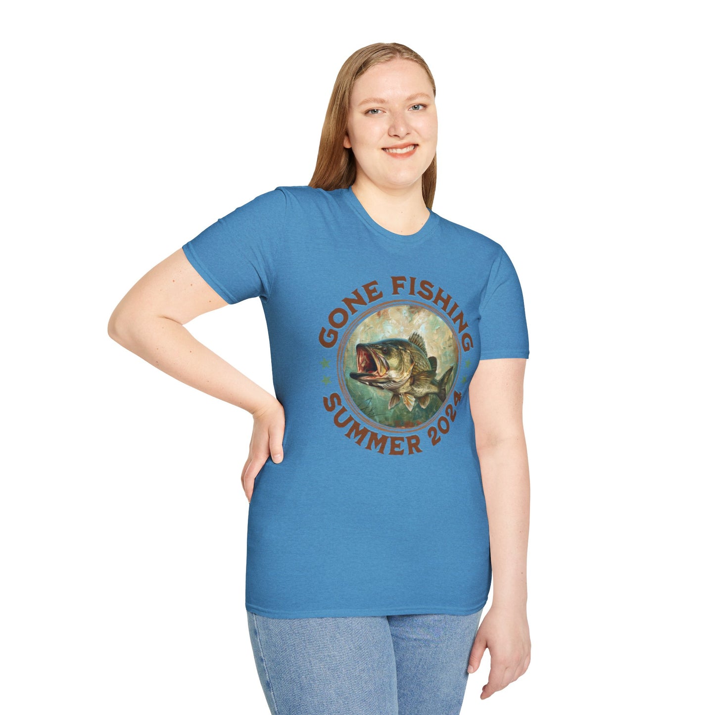 Gone Fishing - Unisex Softstyle T-Shirt