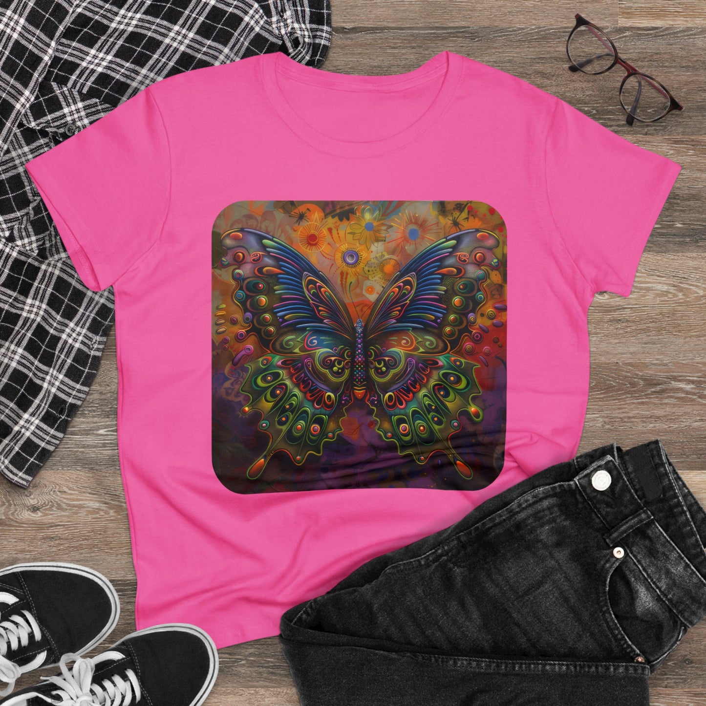 Butterfly - Women's Midweight Cotton Tee