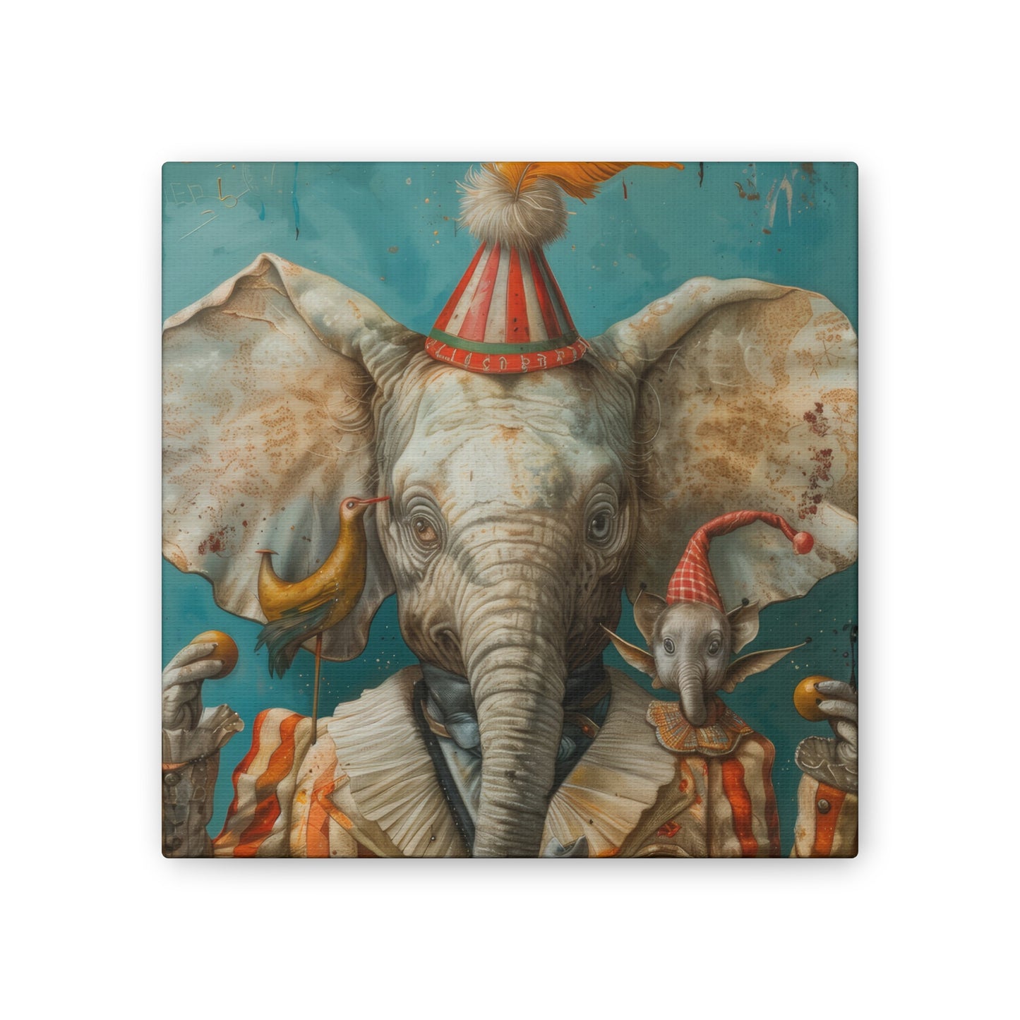 Elephant - Canvas Stretched, 0.75"