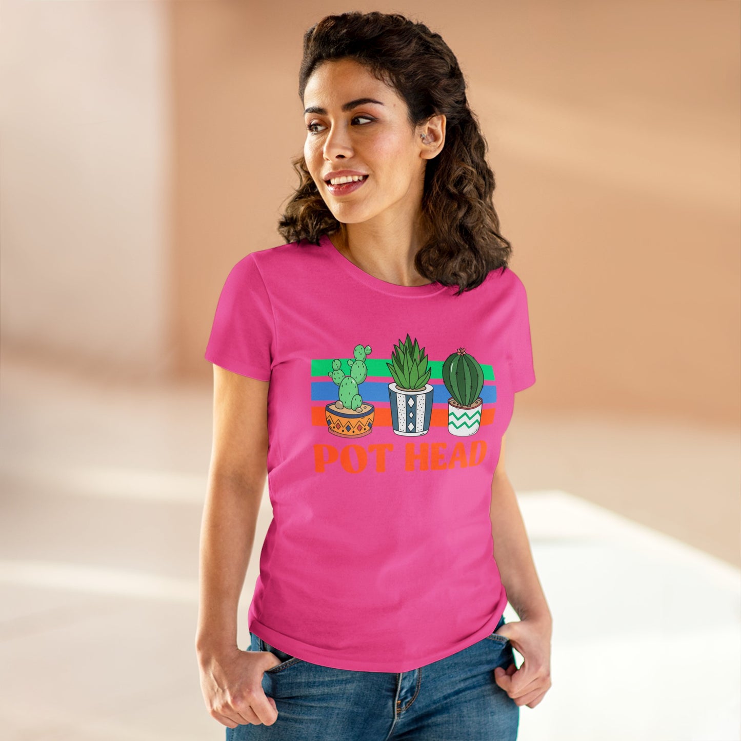 Pot Head - Gardening - Women's Midweight Cotton Tee