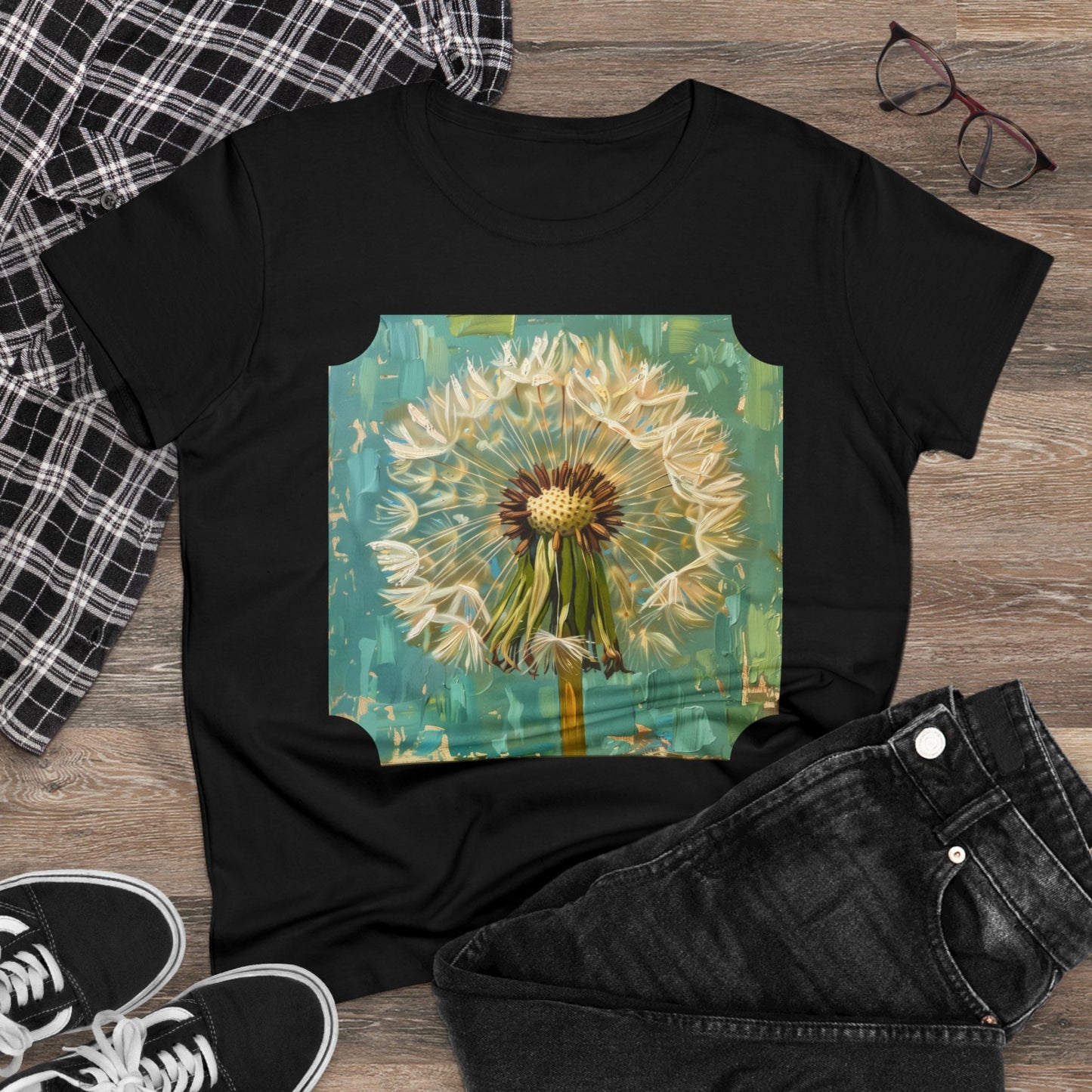 Dandelion - Flowers - Women's Midweight Cotton Tee