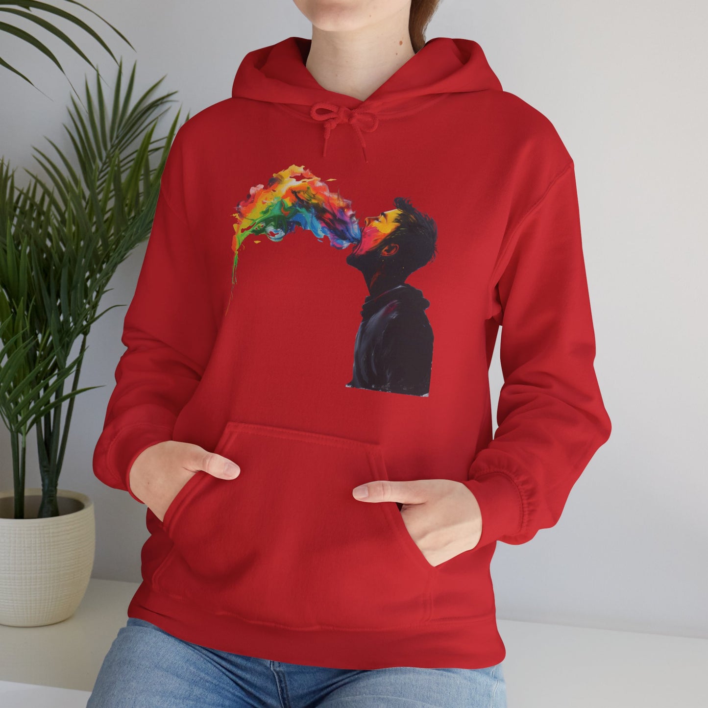 Rainbow Breath - Unisex Heavy Blend™ Hooded Sweatshirt